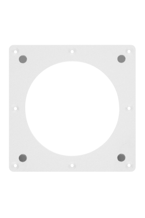 Теневой вентилятор - диффузор Technova SHADOW 100К Квадрат с обратным клапаном, под натяжной потолок